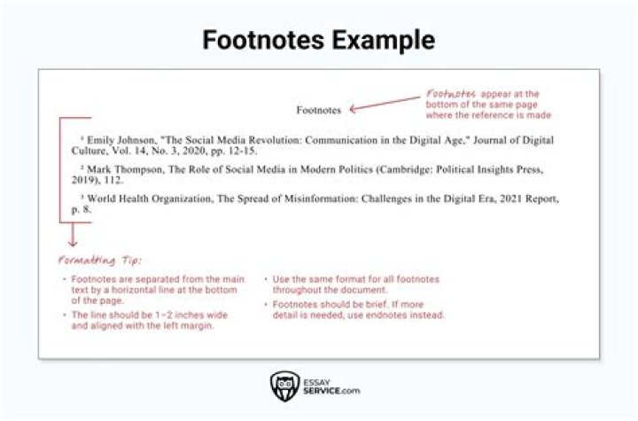 Are footnotes the same as in-text citations?