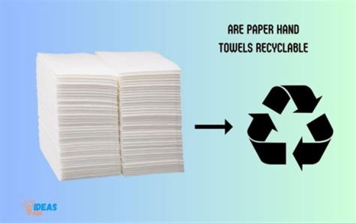 Are paper hand towels recyclable?