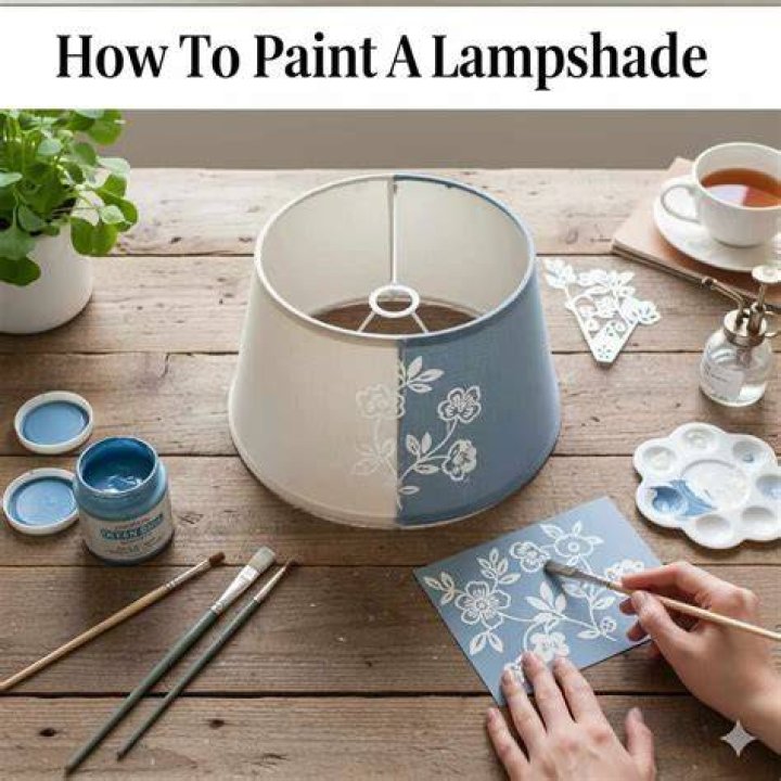 Can I paint a glass lampshade?