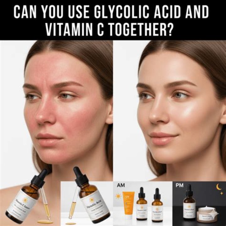 Can I use vitamin C and glycolic acid together?