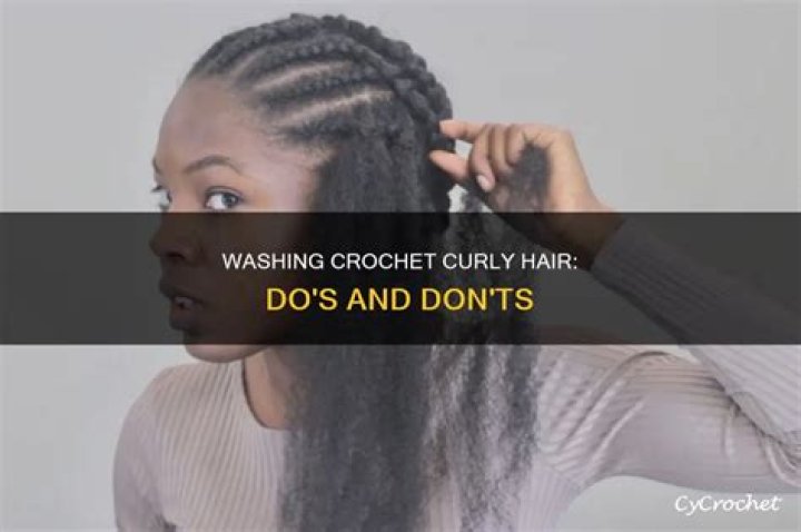 Can I wash crochet hair?