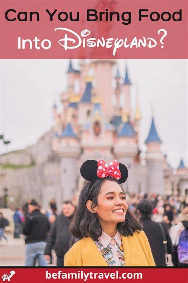 Can you bring edibles into Disneyland?