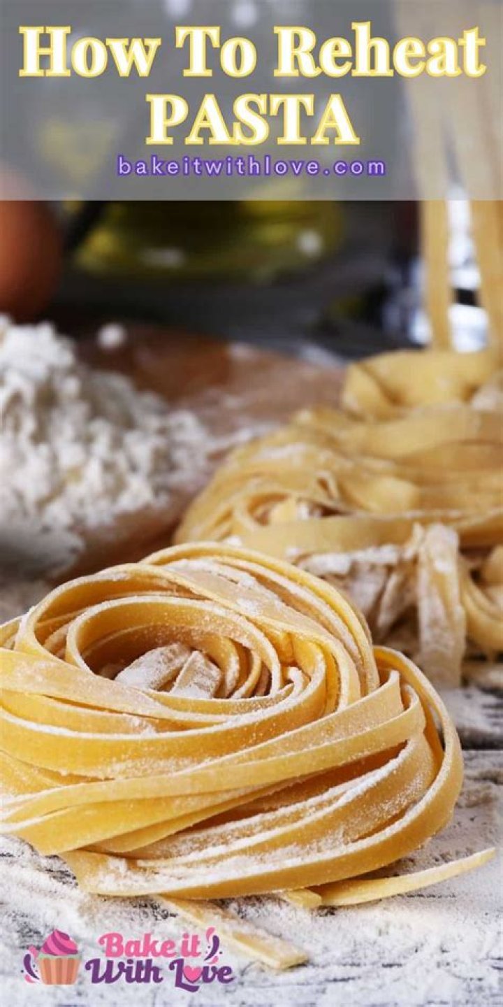 Can you reheat fresh pasta?