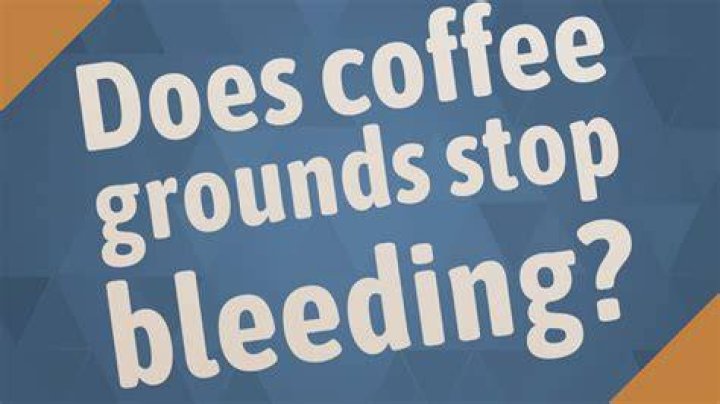 Can you use coffee grounds to stop bleeding?