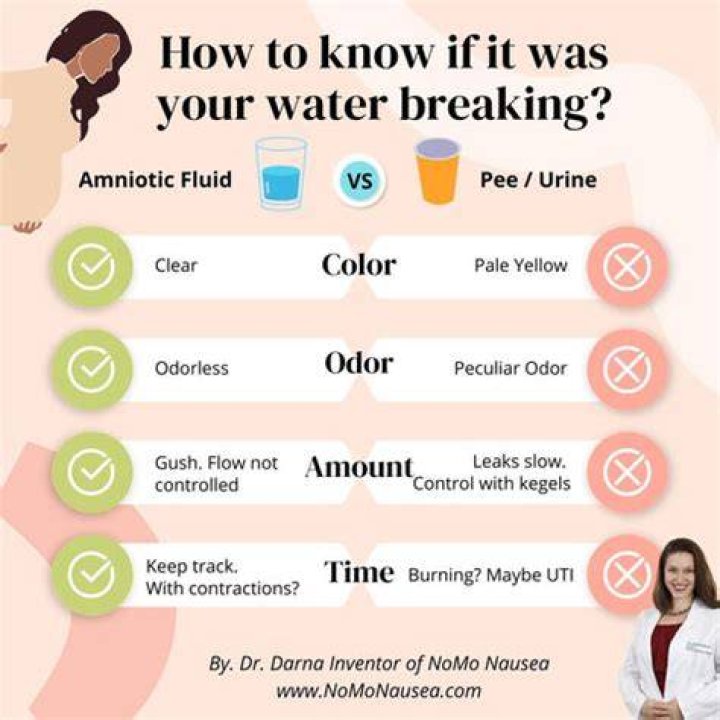 Did my water break or is it sperm?