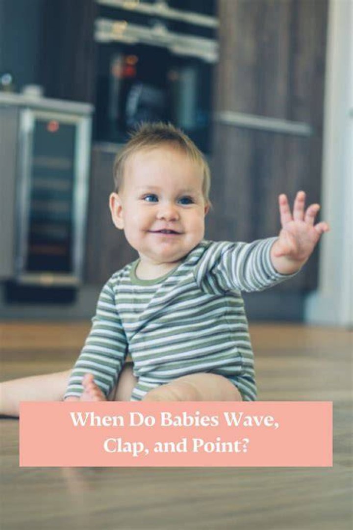 Do autistic babies wave or clap?