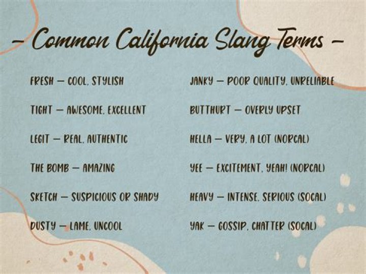 Do Californians say Cali?