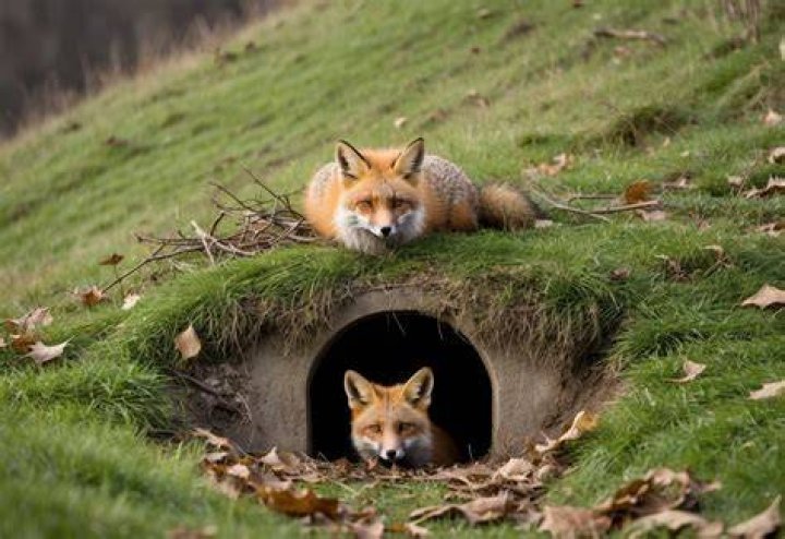 Do foxes come into houses?
