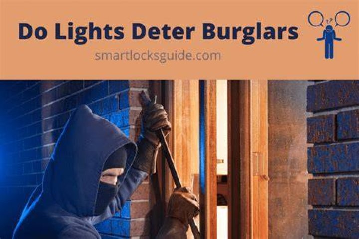 Do lights on in a house deter burglars?