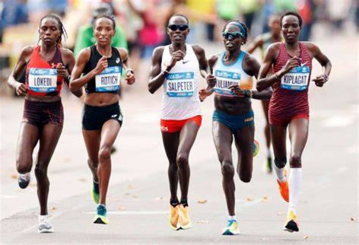Do marathon runners run the whole time?