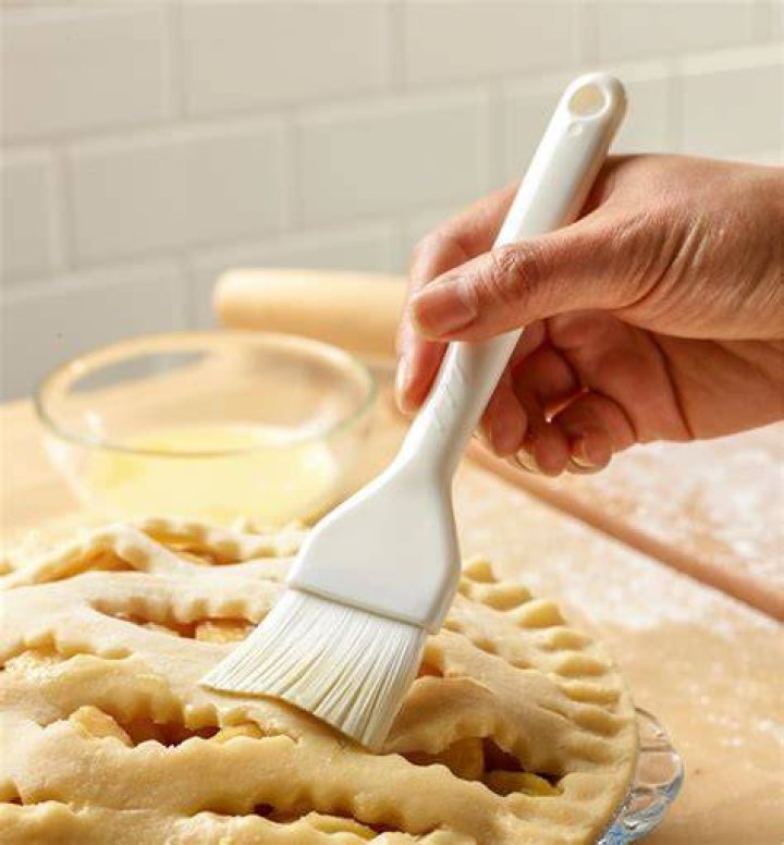 Do you brush puff pastry with egg or butter?