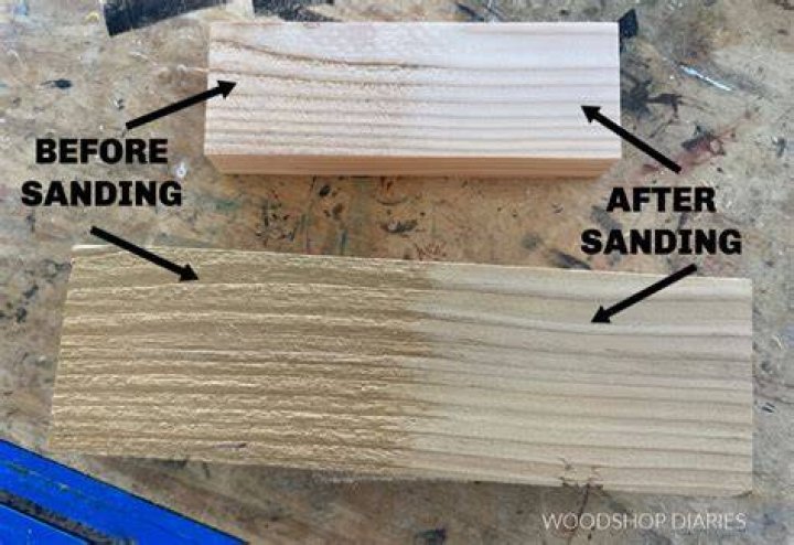 Do you sand after burning wood?