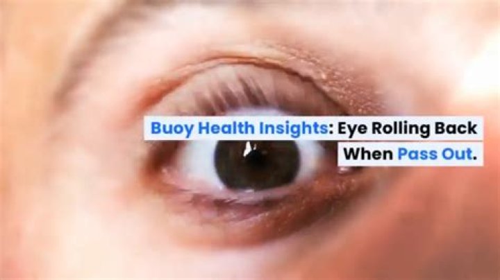 Do your eyes roll back when you close your eyes?