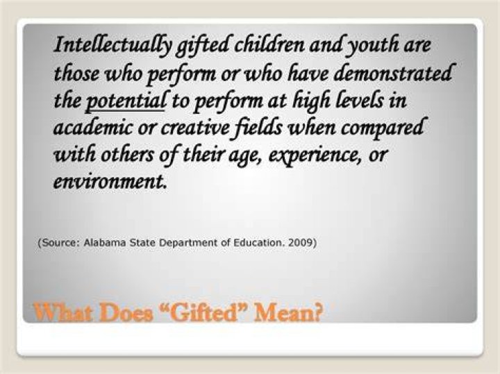 Does gifted mean smart?