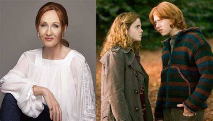 Does J.K. Rowling regret Ron and Hermione relationship?