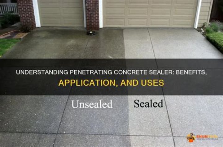 Does penetrating sealer darken concrete?