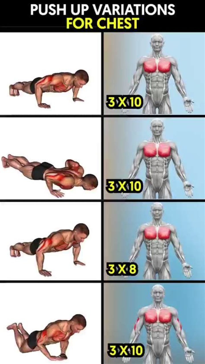Does pushups reduce chest fat?