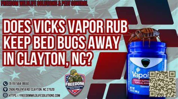 Does Vicks keep bugs away?