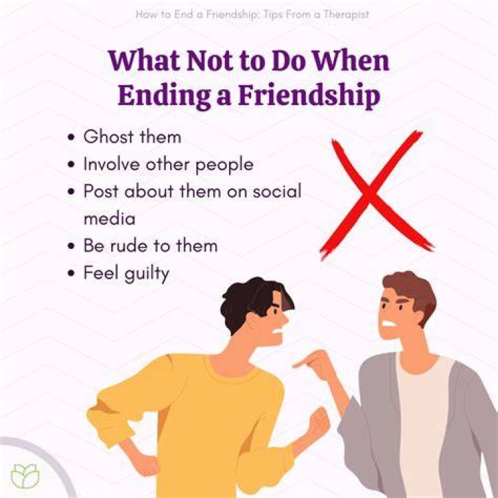 How do friendships end?