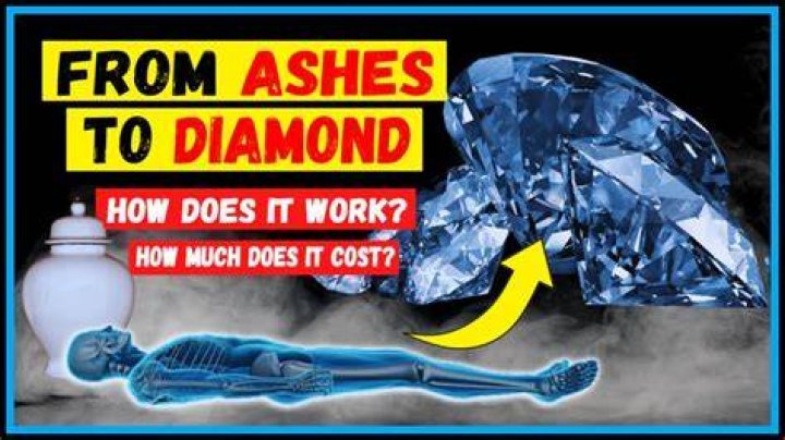 How do human ashes turn into diamonds?