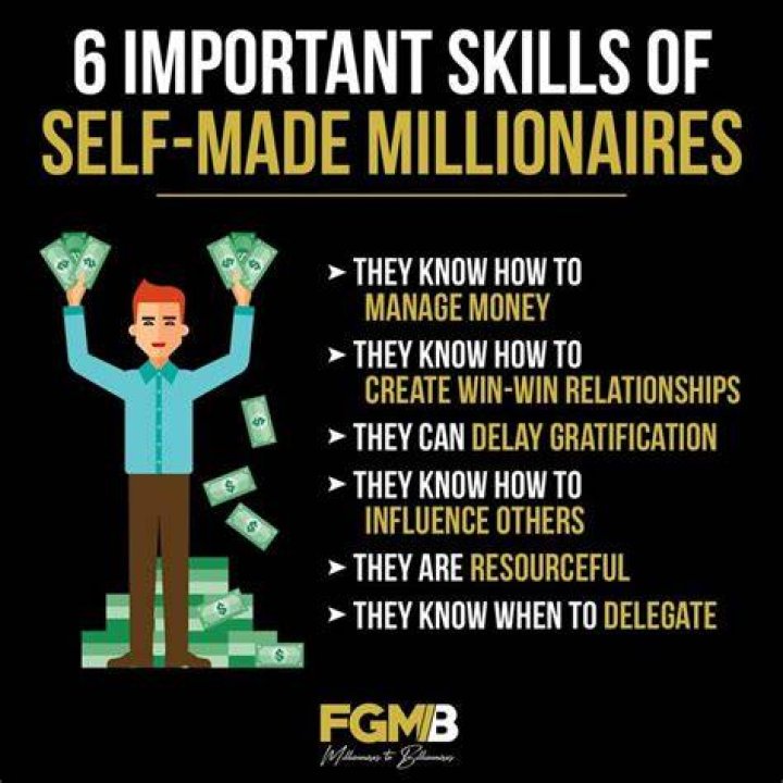 How do I become a self made millionaire?