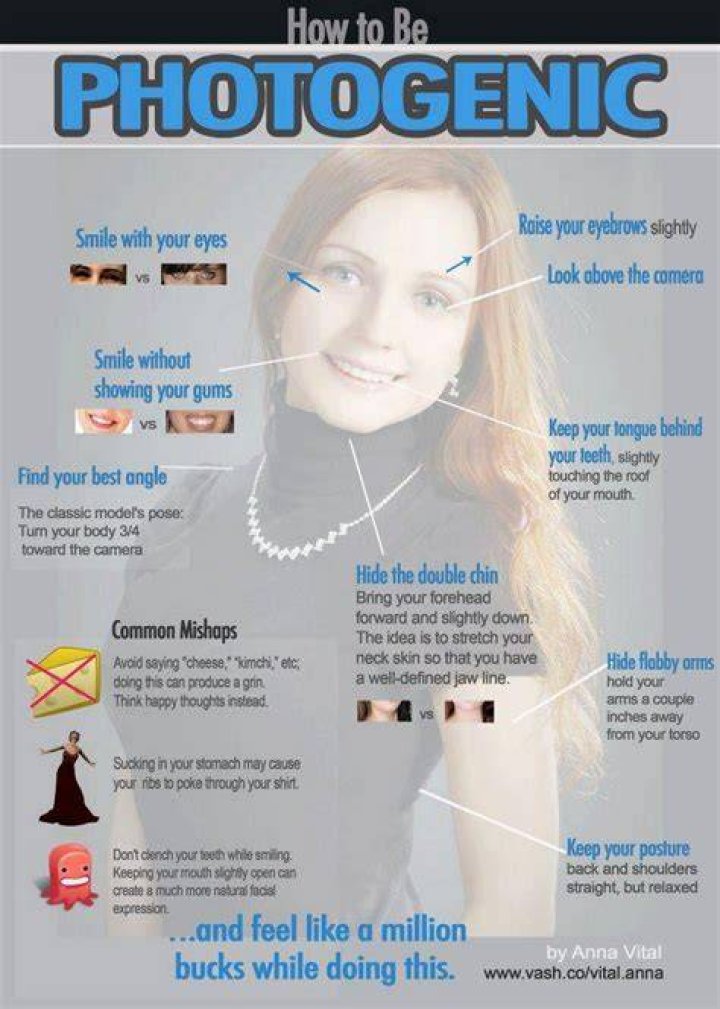 How do you become photogenic?