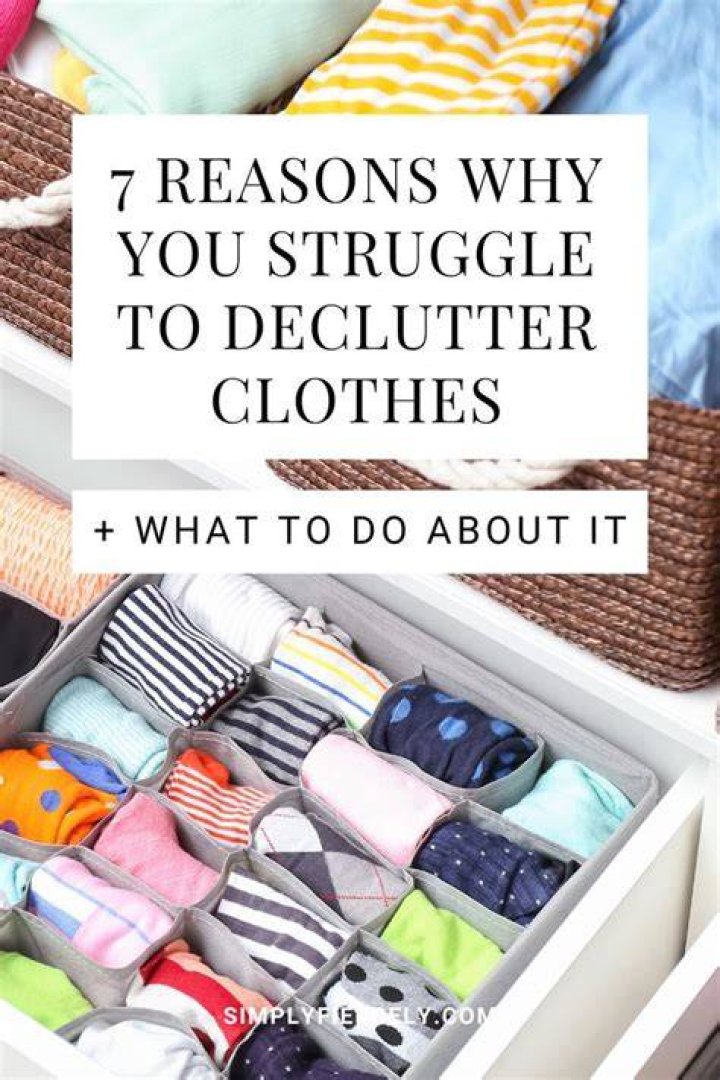 How do you declutter clothes?