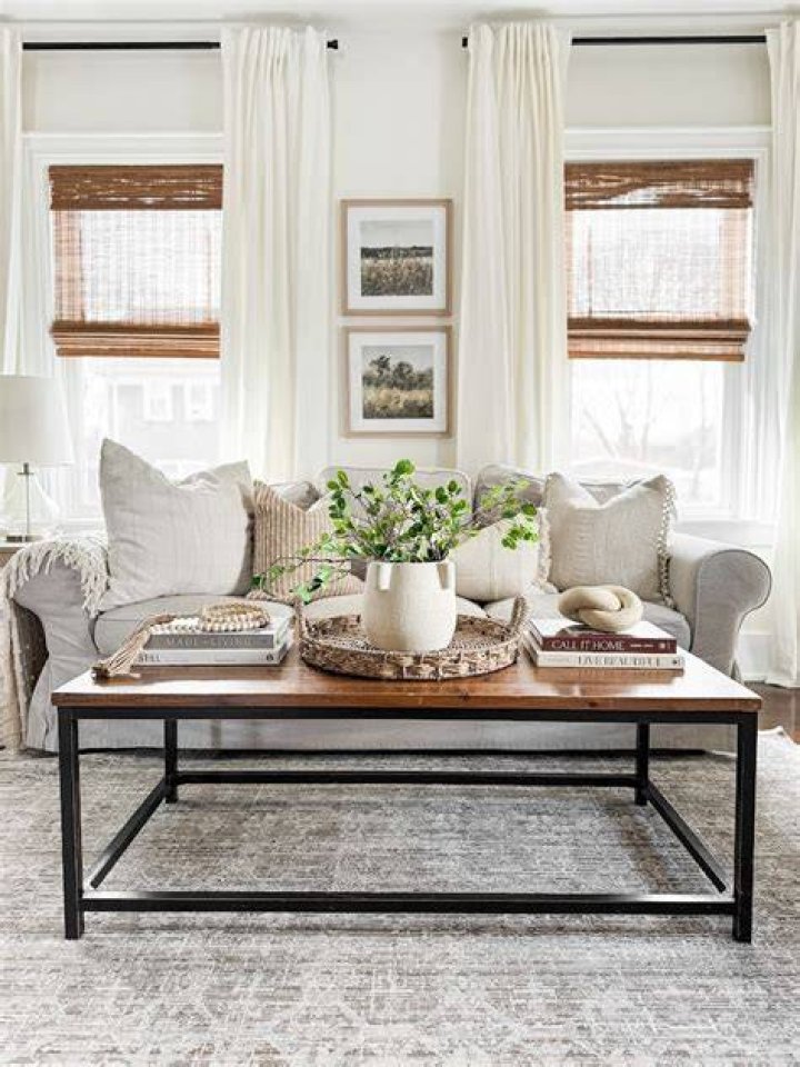 How do you display a coffee table?