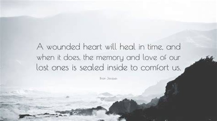 How do you heal a wounded heart?