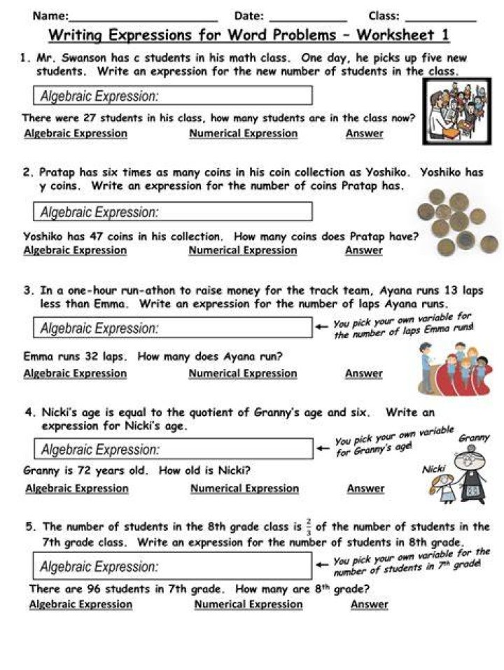 How do you help students with written expressions?