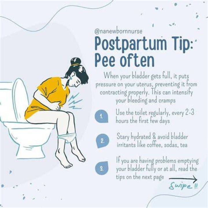 How do you pee after giving birth?