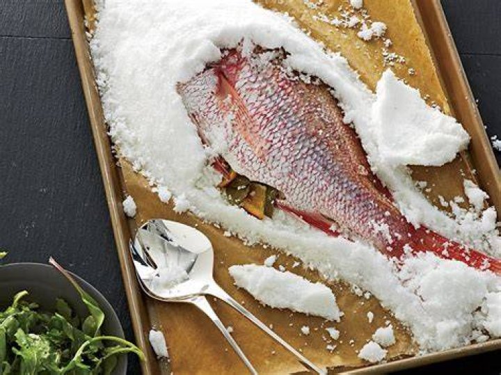 How do you salt fresh fish?