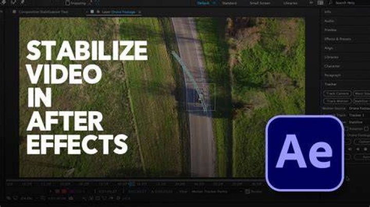 How do you stabilize timelapse in after effects?