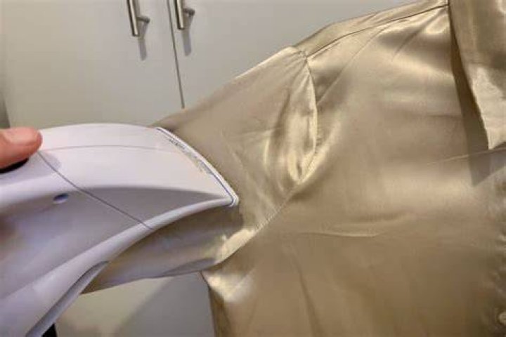 How do you steam silk without a steamer?