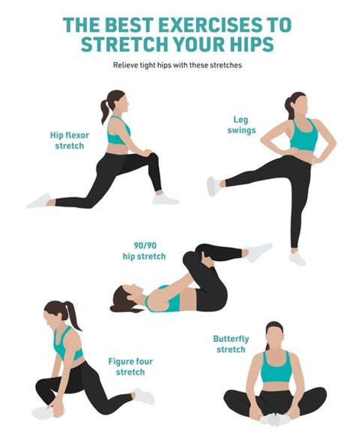 How do you stretch out a sore hip?
