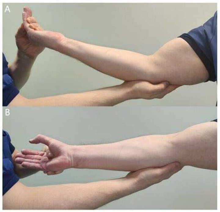 How do you test for median nerve compression?
