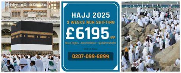 How much does Hajj cost from UK 2022?
