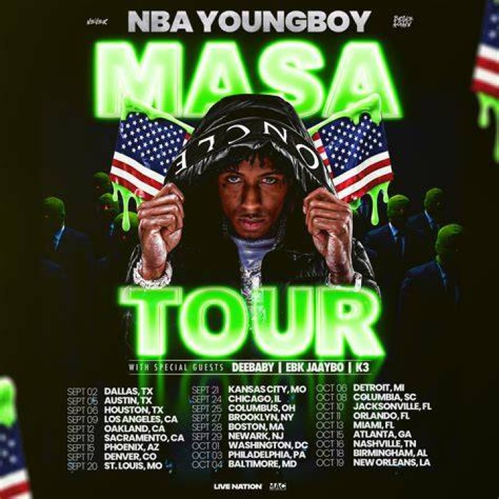 How much does it cost to book NBA YoungBoy?