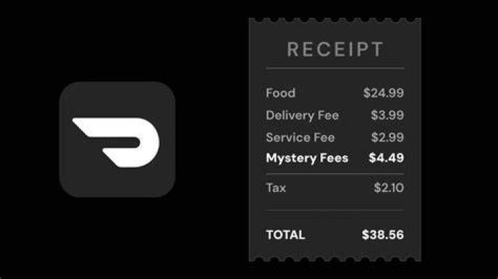 How much is the markup on DoorDash?