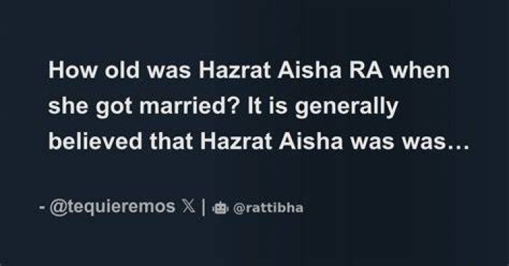 How old was Hazrat Fatima when she got married?