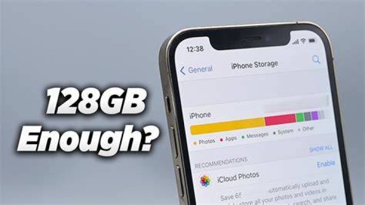 Is 128GB enough for a phone?