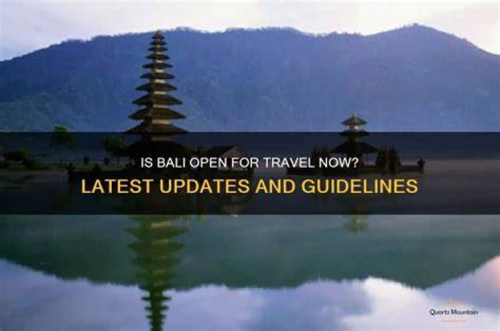 Is Bali Open for travel 2021?