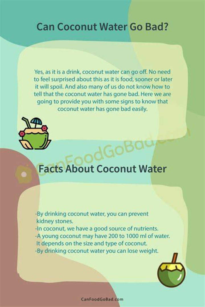 Is coconut water unhealthy?