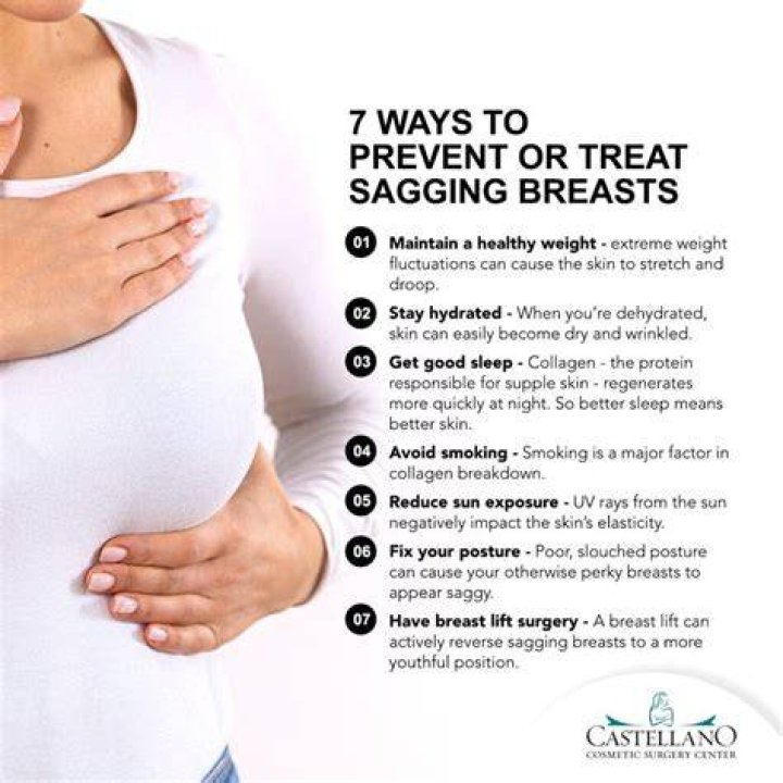 Is it possible to firm up sagging breasts?