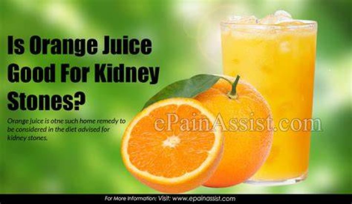 Is Orange Juice Good for kidney stones?