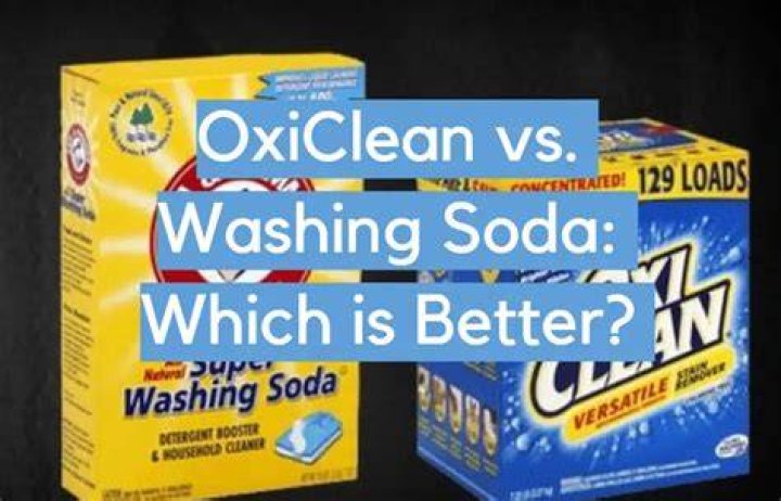 Is OxiClean same as washing soda?
