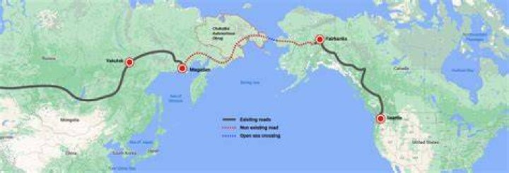Is there a bridge connecting Alaska and Russia?