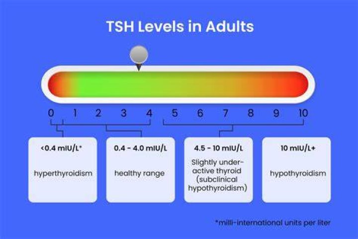 Is TSH 8.5 normal?