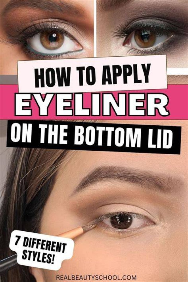 Should you wear eyeliner on bottom lid?