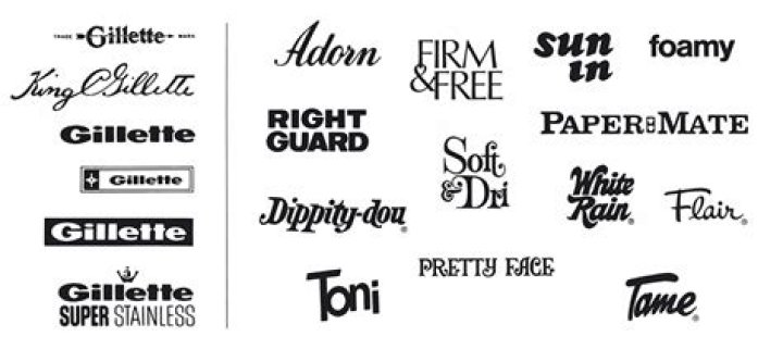 What brands are owned by Gillette?